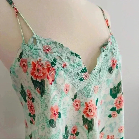 Vintage Victoria Secret Floral Tank Top S - Picture 9 of 10